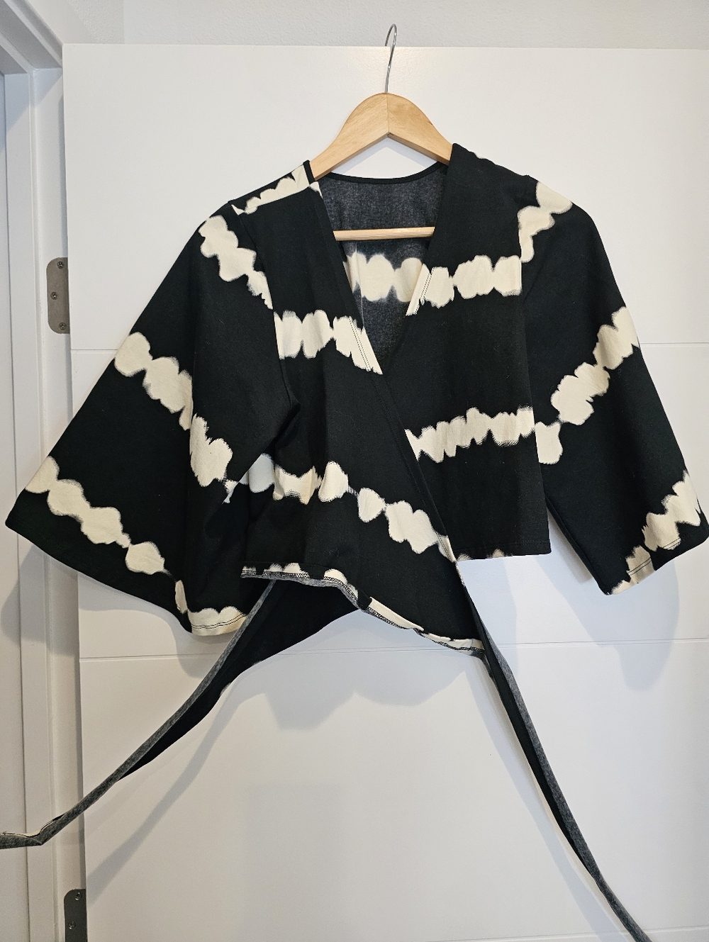 Wide Sleeve Ballet Wrap Top
